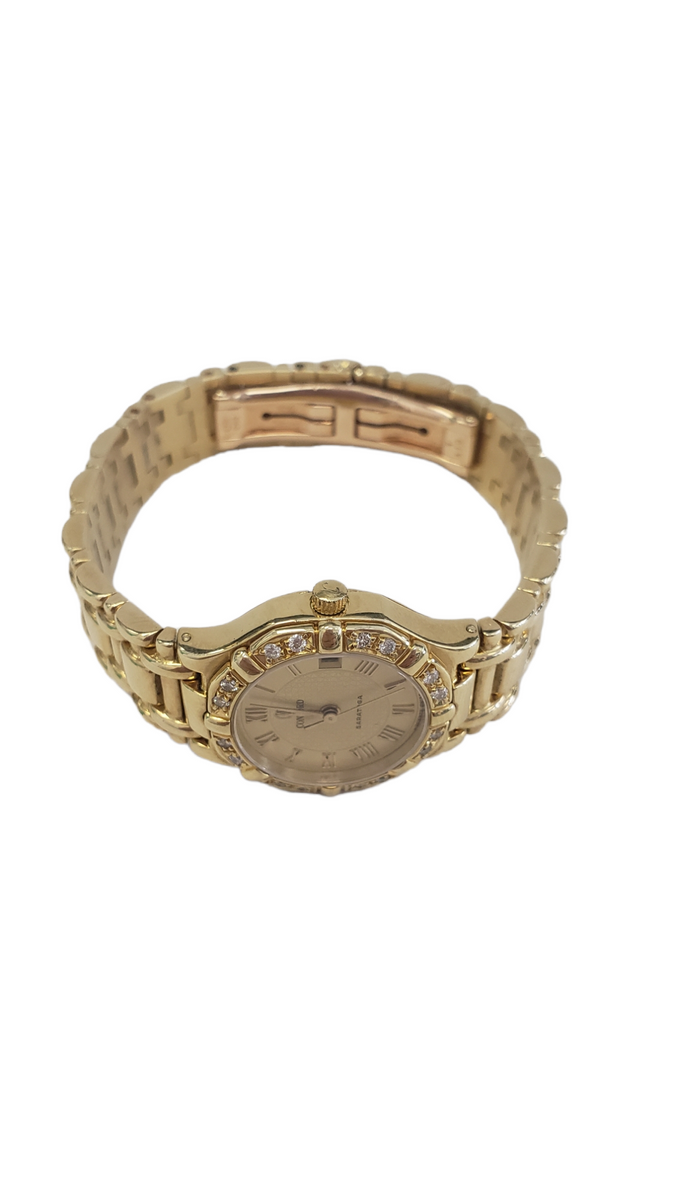 Concord Ladies 18 Karat Yellow Gold Diamond Bezel Saratoga  display picture 1