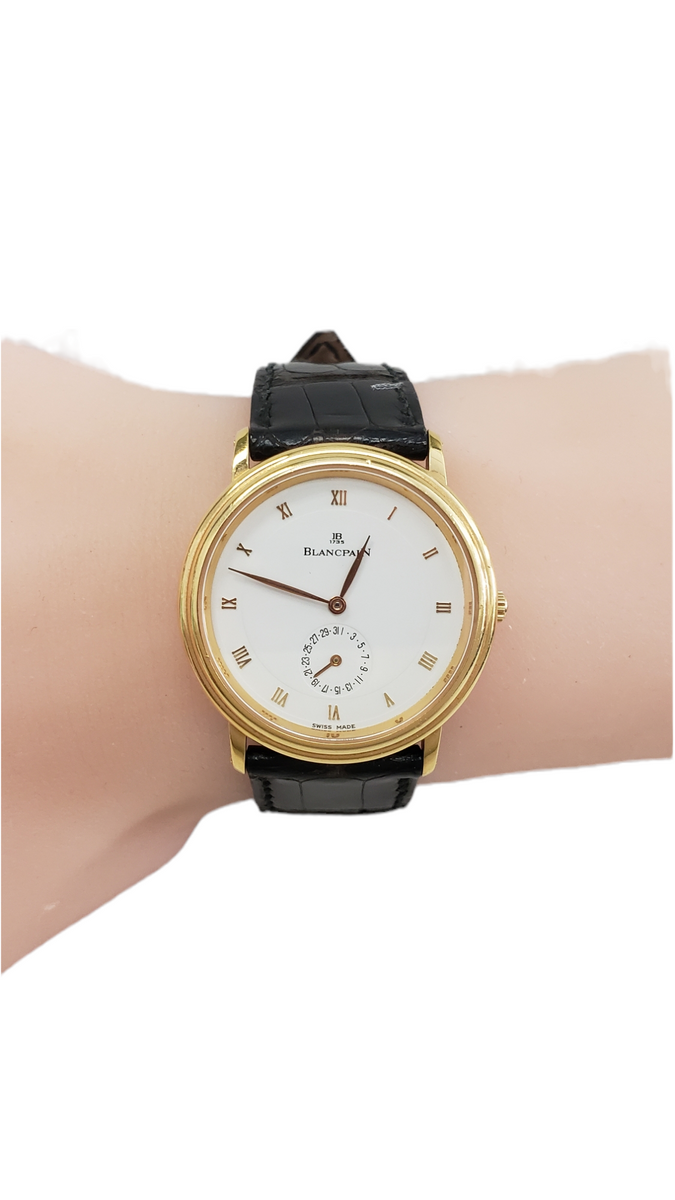 Blancpain Villeret Calendar 4795 18K Yellow Gold Watch on