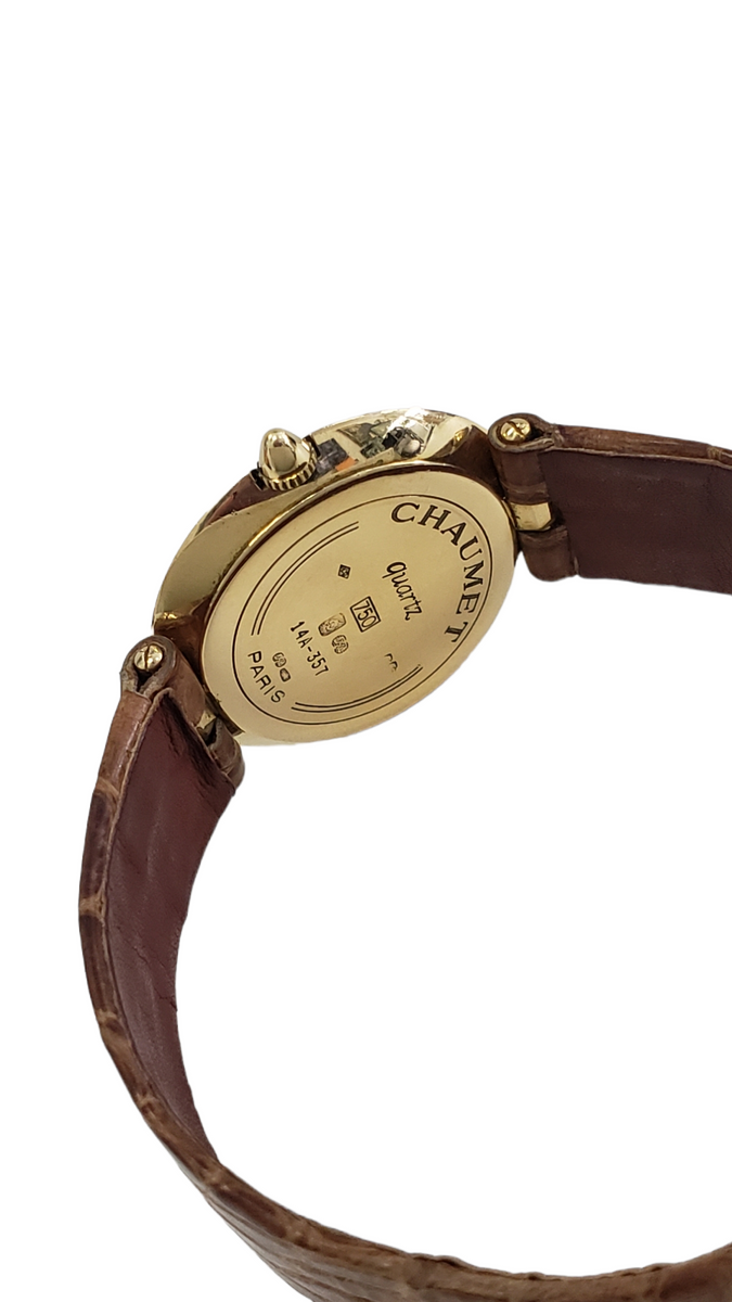 Chaumet Paris Quartz 18K Yellow Gold 14A - 357 Women's Watch – CDM