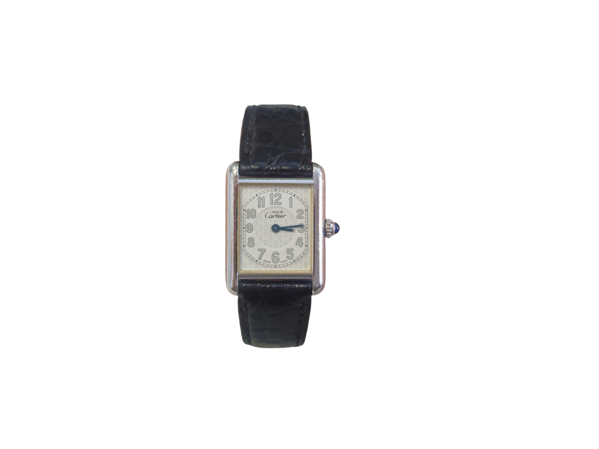 Cartier Must Tank Watch in Stainless Steel