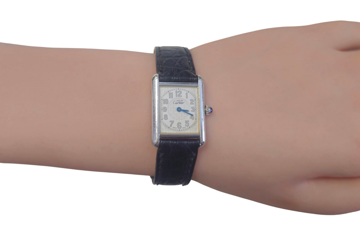 Cartier Must Tank Watch in Stainless Steel