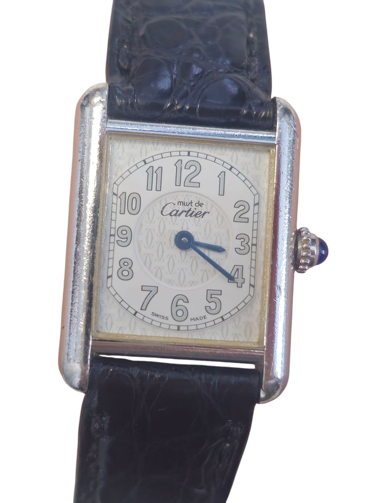 Cartier Must Tank Watch in Stainless Steel