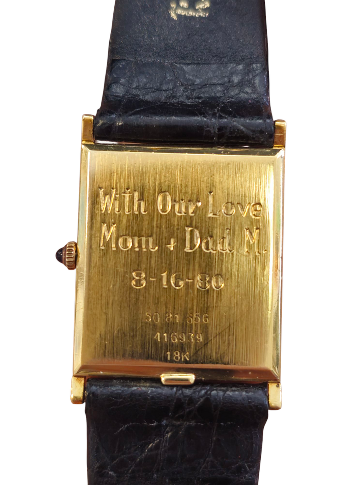 Concord Quartz 23mm x 25mm Watch in 18 Karat Yellow Gold