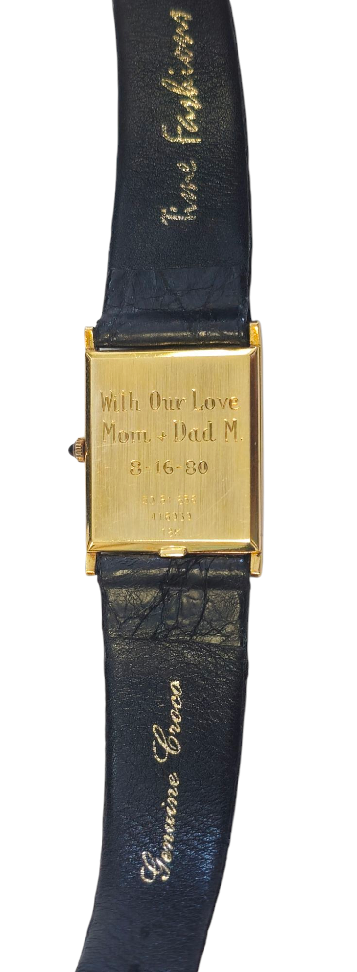 Concord Quartz 23mm x 25mm Watch in 18 Karat Yellow Gold