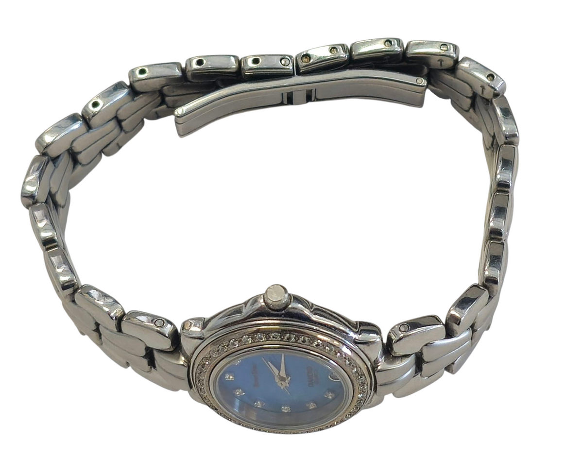 Roven Dino Women's Watch in Stainless Steel with Diamond Bezel