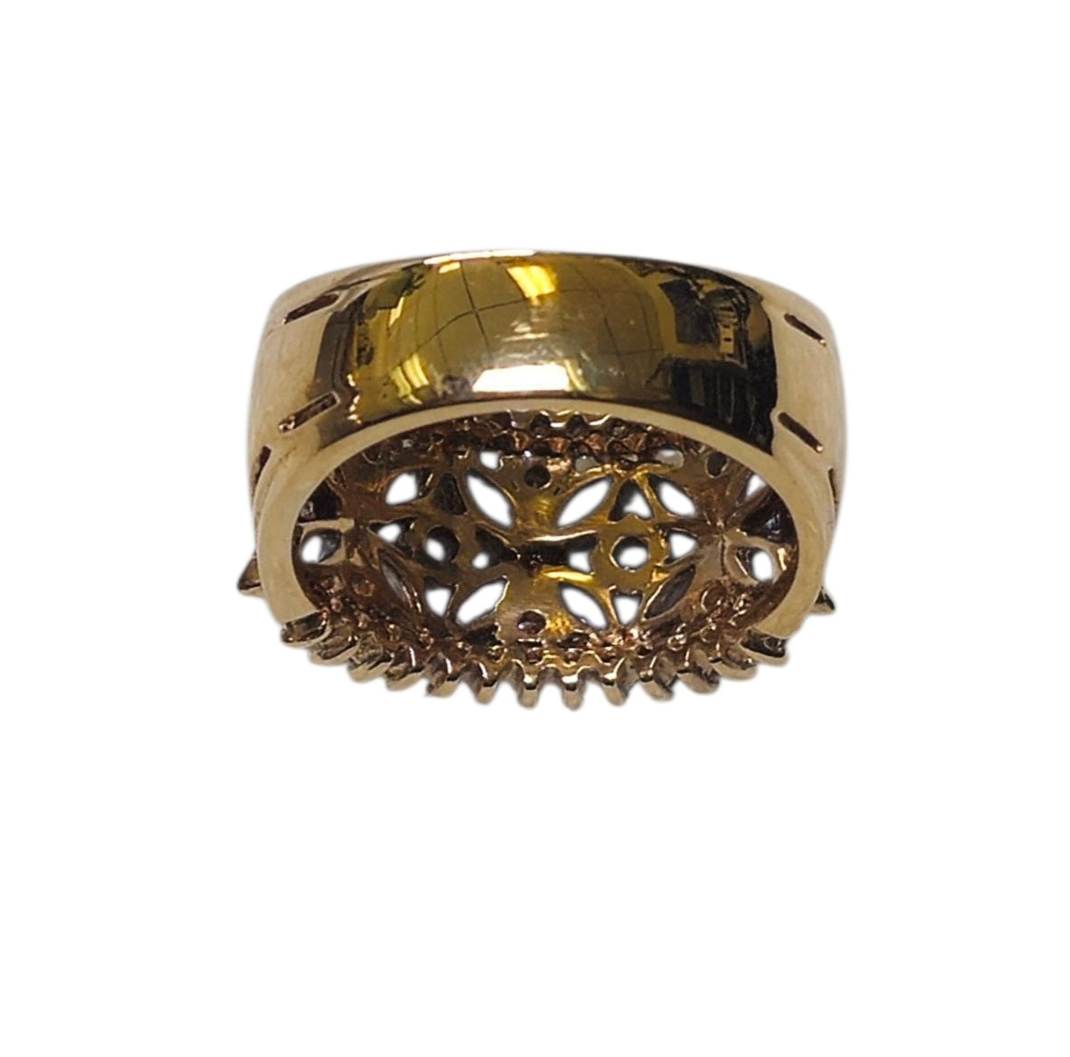 Tanzanite Diamond Ring in 14 Karat Yellow Gold