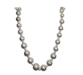 Beaded Silver Necklace