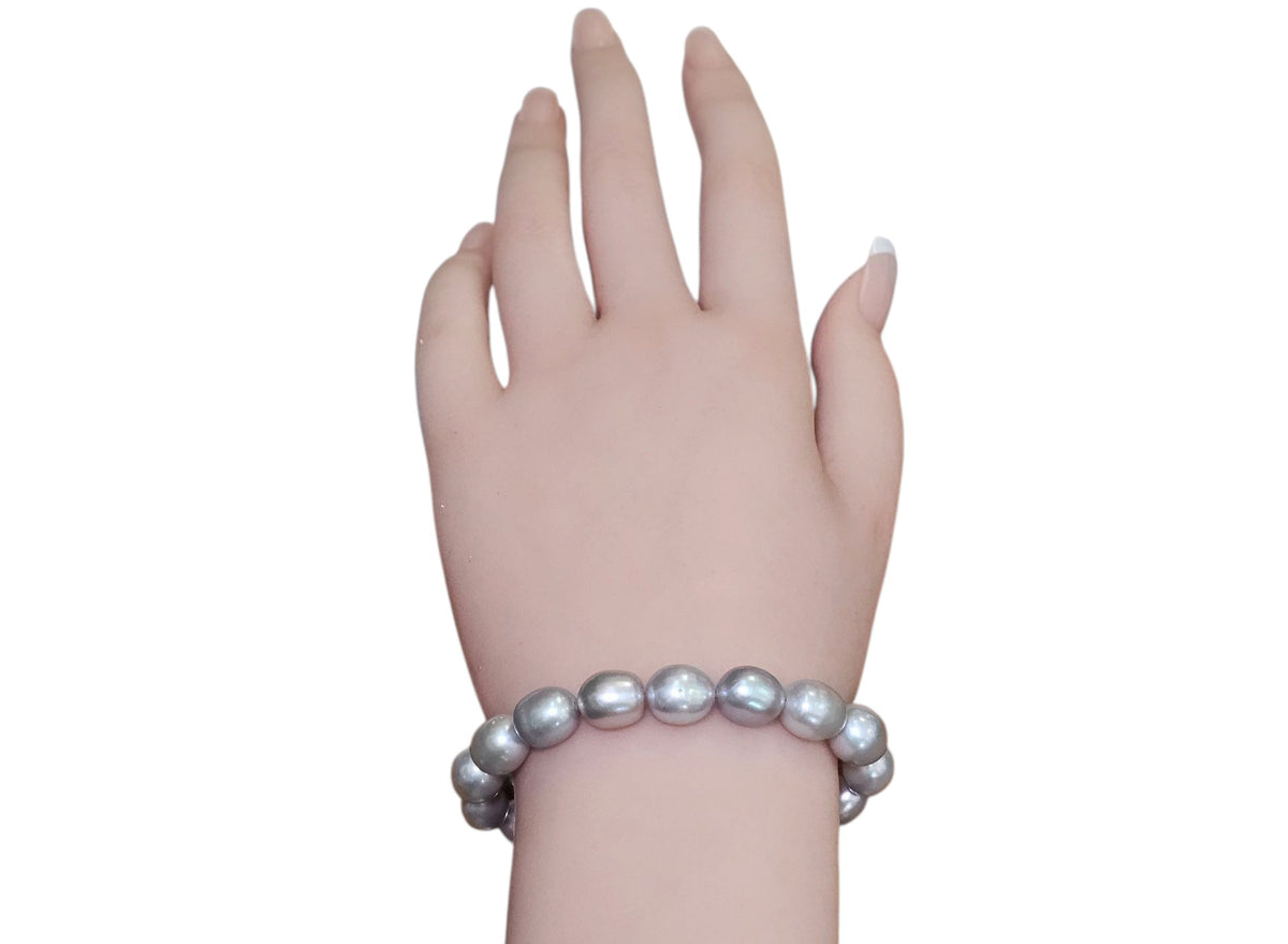 Silver Pearl Bracelet