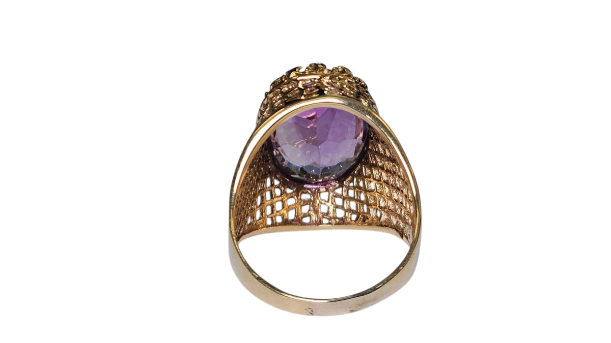 Vintage Amethyst Ring in 14 Karat Gold