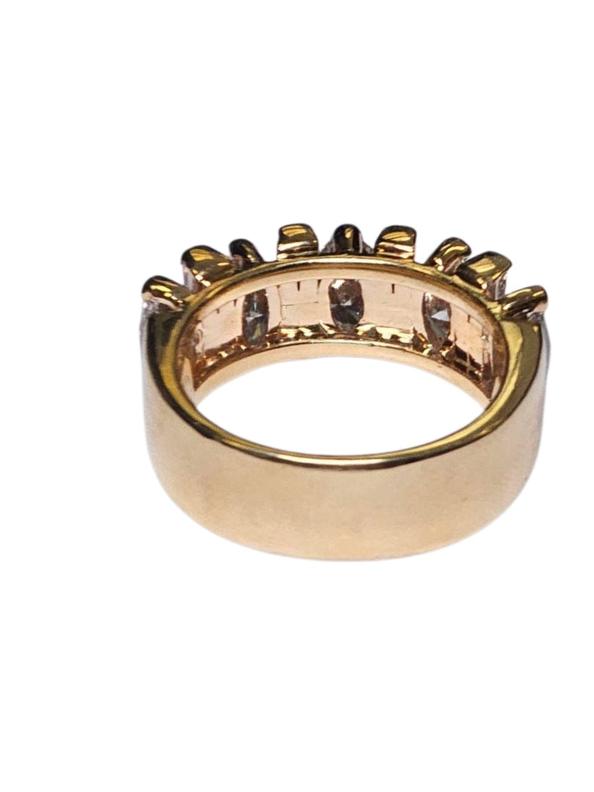 Diamond Yellow Gold Ring in 14 Karat yellow Gold