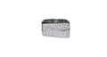 Round and Baguette Diamond Ring in 18 Karat White Gold