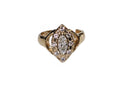 Marquise Diamond Ring in 14 karat Yellow Gold