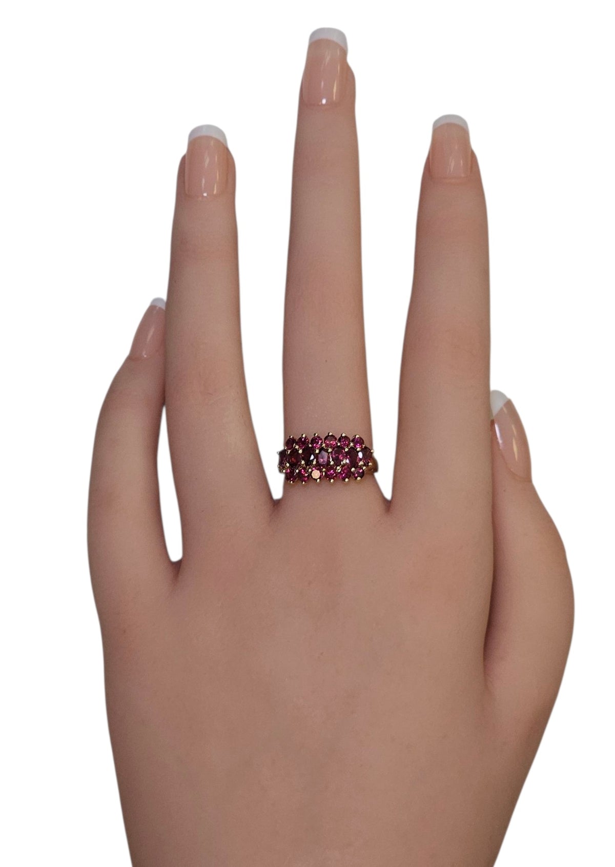 Pink Tourmaline Ring in 14 Karat Yellow Gold