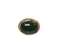 Vintage Jade Ring in 14 Karat Yellow Gold