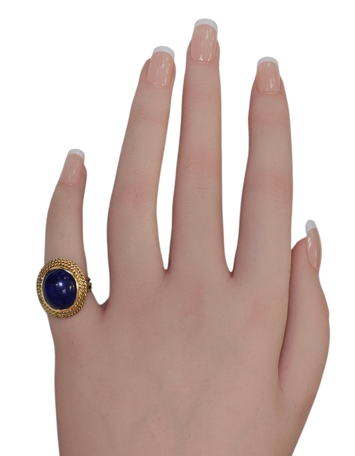 Lapis Lazuli Ring in 14 Karat Yellow Gold