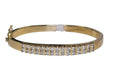 Diamond Bangle Bracelet In 14 Karat Yellow Gold