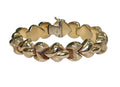 Fancy Knot Link style Bracelet in 14 karat Yellow Gold