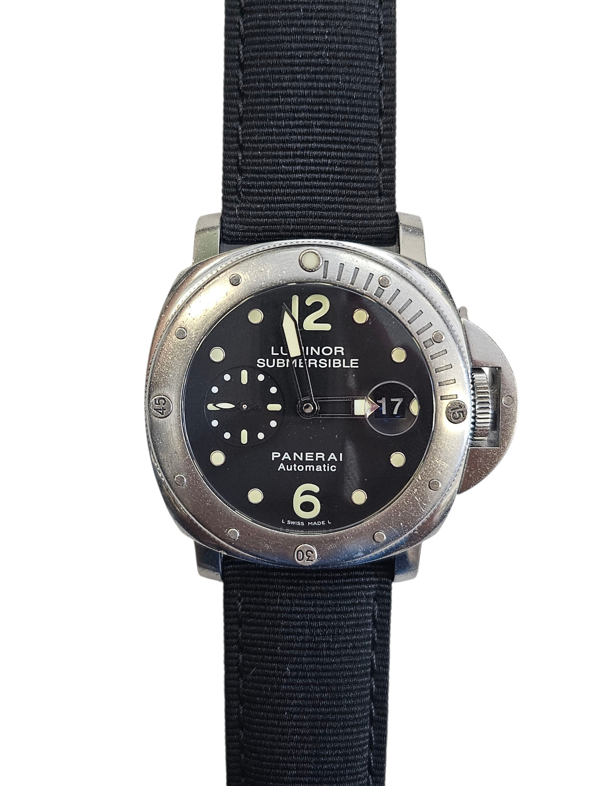 Panerai Luminor Submersible Watch in Stainless Steel