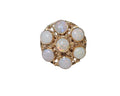 14K Yellow Gold Opal Cluster Ring Size 6(US) Preowned