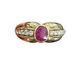 Ruby and Diamond Ring in 14 Karat Yellow Gold