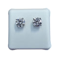 Diamond Stud Earrings in 14Karat White Gold