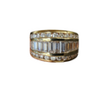 Baguette Diamond Band in 14Karat Yellow Gold