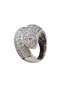 Pave Diamond Ring in 18Karat White Gold