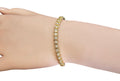 Diamond Tennis Bracelet In 14Karat Yellow Gold