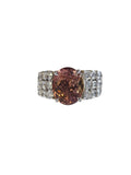 Tourmaline Diamond Ring in 18Karat/14Karat Yellow Gold