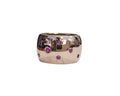 Ruby Wide Band Ring in 14Karat Rose Gold