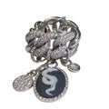 Capuano Ring in 18k White Gold sparkles with Pave White Diamond