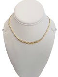 Handmade Diamond Necklace & Pendant in 18 Karat Yellow Gold