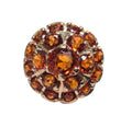 Citrine Cluster Ring in 14 Karat Yellow Gold