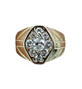 Diamond Cluster Ring in 14 Karat Yellow Gold