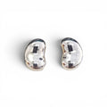 Tiffany & Co. Elsa Peretti Sterling Silver Pierced Bean Stud Earrings