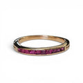 Tiffany & Co. Ruby Wedding Band in 18 Karat Yellow Gold