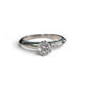 Tiffany & Co. Solitaire Engagement Diamond Ring in Platinum