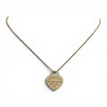 Tiffany & Co. Return to Tiffany Collection Heart Tag Pendant Necklace in 18 Karat Yellow Gold