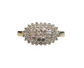 Cluster Diamond Ring in 10 Karat Yellow Gold
