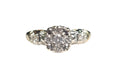 Diamond Cluster Ring in 14 Karat Yellow Gold