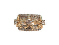 Starfish Diamond Ring in 14 Karat Two Tone Gold