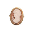 Cameo Portrait Ring in 18 Karat Yellow Gold