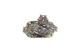 Diamond Cocktail Ring in 14 Karat Two Tone Gold