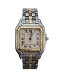 Cartier Panther 27mm Single Row Watch in Stainless Steel and 18 Karat Yellow Gold