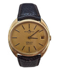 Vintage Baume & Mercier Baumatic Watch co-signed by Tiffany & Co. in 18 Karat Yellow Gold