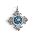Maltese Cross Pendant in Sterling Silver