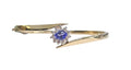 Tanzanite Diamond Bracelet in 14 Karat Yellow Gold