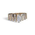 Marquise Diamond and Channel Set Diamonds Engagement Ring in 14 Karat Yellow Gold