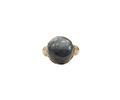 Hematite Cocktail Ring in 14 Karat Yellow Gold