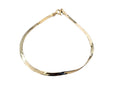 Herringbone Bracelet in 14 Karat Yellow Gold